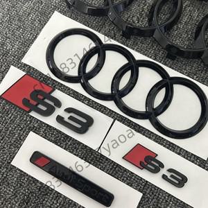 자동차 ABS 배지 레터 3D 스티커 아우디 호환 S3 전후면 사륜 로고 2010-2020 스포츠 캐리어