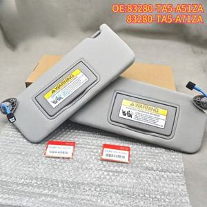 83280-TA5-A51ZA 좌/우 운전석/조수석 썬바이저 회색 2008-2016 혼다 호환 어코드