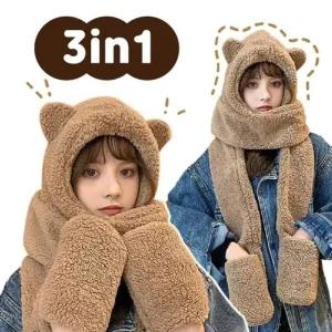 (가디언블루) 곰돌이 후드머플러 SSv1+7Rwk