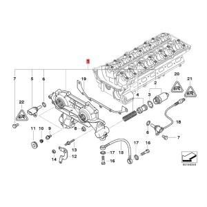 A23Q-예비 부품 11361440142 씰 O-링 트윈 이중 듀얼 BMW 호환 Vanos M52tu M54 M56 PTFE 래틀 링 수리 업