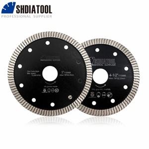 SHDIATOOL 다이아몬드 S  톱날 컷 플레이트 각도 연마기 타일 커팅 디스크 화강암 도자기 세라믹 스톤 4.5