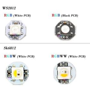 100 조각 내장 WS2811 IC/SK6812 IC LED 보드 칩  방열판 5V SMD 5050 RGB/RGBW/RGBWW 디지털 픽셀 모듈