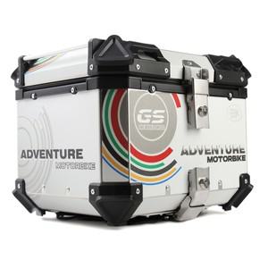 호환 36L 45L 오토바이 알루미늄 박스 모토 탑 케이스 리어 러기지 테일 헬멧 방수 스토리지 트렁크