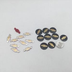 자동차 키 케이스 배지 버튼 로고 직선형 접이식 리모컨 키체인 교체 스티커 2개 5개 10개 14mm