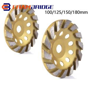 다이아몬드 그라인딩 휠 콘크리트  컵 연마 디스크 앵글 화강암 스톤 세라믹 그라인딘용 4 인치 5 6/7