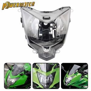 가와사키 Z250SL Z SL 2014 헤드램프 교체 부품 용 바이크 오토바이 헤드라이트 쉘 페어링