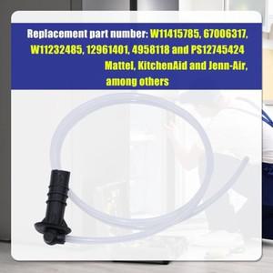 호환 W11415785 아이스 메이커 채우기 튜브 키트 교체 12961401 67006317 워터 라인 어셈블리