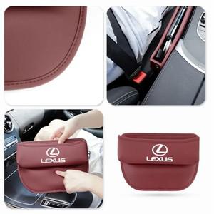 렉서스 호환 RX330 IS250 Ct200h ES300h NX300h RX400h ES350 UX 자동차 시트 틈 수납함 PU 정리함