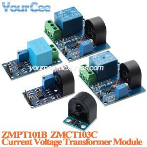 AC 전류 트랜스포머 센서 범위 단상 활성 정밀 ZMCT103 모듈 ZMPT101B 2mA 5A