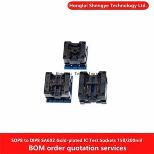 SOP8 SOP16 to DIP8 SA602 금도금 IC  소켓 변환 번인 150/200mil