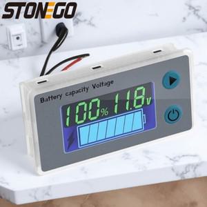 디지털 전압계 배터리 용량 테스터 LCD 10-100V 자동차 납산 리튬 모니터 도구