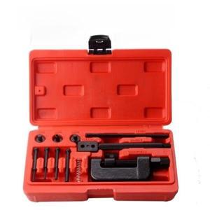 13개/박스 탄소강 바이크 오토바이 체인 브레이커 리벳팅 키트 헤비 듀티 캠 드라이브 수리 도구