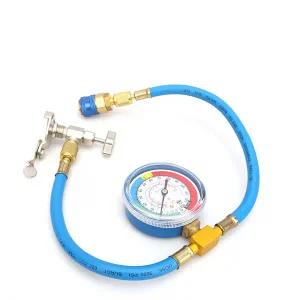 냉매충전 게이지 포함 냉매 충전 호스 캔 탭 피어싱 밸브 R134a