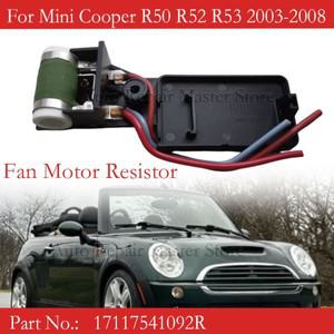 17117541092R 미니 소형 쿠퍼 R50 R52 R53 2003-2008 용 자동차 엔진 냉각 라디에이터 팬 모터 저항기