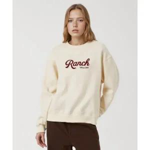 후아유 WHO.AU 기모 랜치 로고 스웨트셔츠 WHMWF4T21F 375953