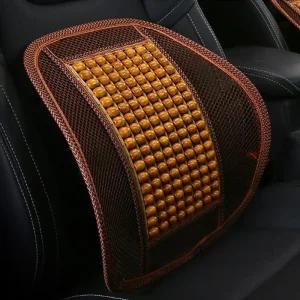 등받이의자매트 원스 원목 자동차등받이(오렌지) 카시트 등받이의자쿠션