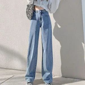 [하프클럽/]내추럴룩허리 조절버튼 걸스 데일리 연청 이지 진