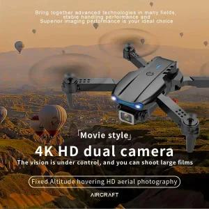 KBDFA K3 E99 pro Quadcopter 전문 드론장애물 회피 4K 듀얼 카메라 RC 헬리콥터 원격 제어 장난감 포함