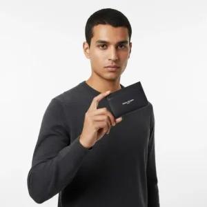 메종 마르지엘라 로고 슬림 3CC  홀더 - 블랙  SA2VX0006P8729H1145