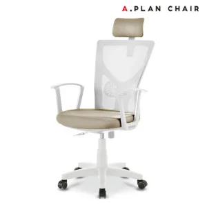 [에이플랜체어]M3 학생 사무용 화이트 메쉬의자(MW390)