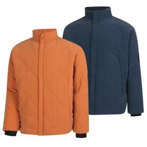 [파파브로] 멘즈 캐시미어 믹스 시보리 하이넥 경량 골프 패딩 LB-JUWG-2312