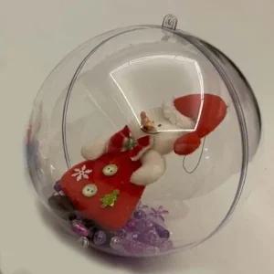 투명캡슐 뽑기캡슐 데코 파티용품 플라스틱 투명공 16cm 1p