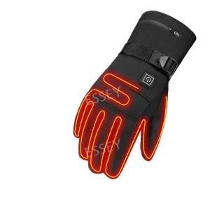 발열장갑 방수 방한 히팅 겨울 오토바이 일반건전지 온열 자전거 열선 교체용 스키