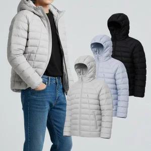 [셀러허브]후드형 경량패딩 패커블 깔깔이 백패킹 러닝 항공점퍼 (S41559866)