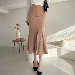 [다잇템] 여자 슬릿 인어공주 롱 절개선 포인트 스커트_23918796_588872