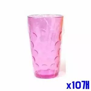 튼튼한 HJ91HT90 물방울 맥주컵 x10개묶음 주방컵 플라스틱컵