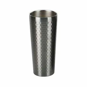 스텐컵 RN44PY80 510ml 블랙 무광 맥주 업소용 이중진공