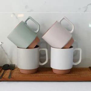 예쁜 RK73AT67 도자기 물잔 음료잔 머그컵 도자기컵 카페컵