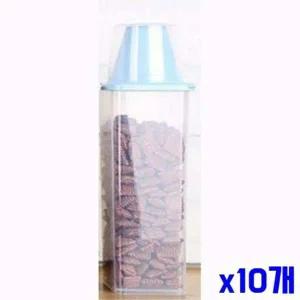 포켓도어 XU20TL08 전용 미니 잡곡통 1300ml x10개 밀폐용기
