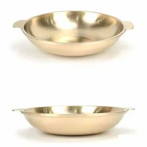 직화가능 HB70RF58 한정식 고급 유기 전골냄비 27.7x5.8cm 5호