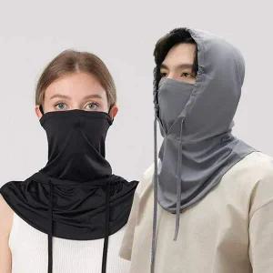 남여공용 여름철 시원 쿨링 멀티 넥워머 후드 마스크 두건마스크