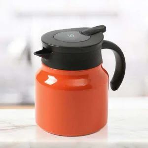 티웨어 VH93JN74 온도표시 보온주전자(750ml) (오렌지)차거름망