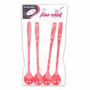 (set)컬러멜라민 UI83IA43 롱스푼4P(색상임의상품) 5개