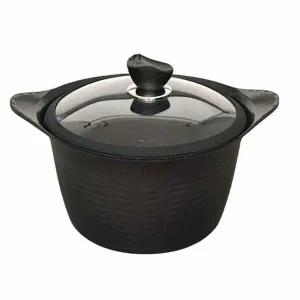 세라믹 CV78XZ06 곰통 블랙 28cm 1p 실리콘손잡이 인덕션 양손