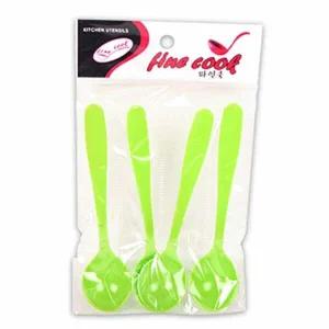 (set)컬러멜라민 XG19VK18 스푼4P(색상임의상품) 5개