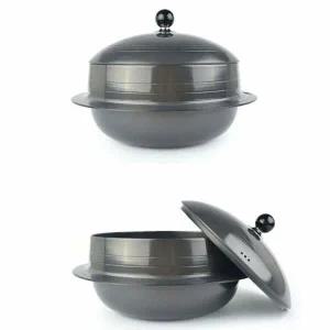 탁월한 JI77MK62 열전도 경질 가마솥 뚝배기 누룽지 밥솥 26cm