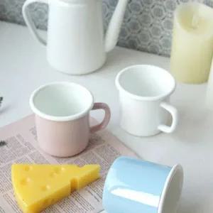 내구성좋은 YL04NH80 마시피렌체 파스텔 법랑 머그컵