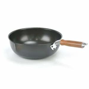 나무손잡이 HF78CL39 업소용 경질 웍 북경팬 26호-26cm