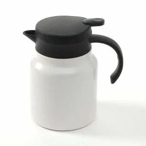 티웨어 EI64AO69 이중 진공 보온 주전자 900ml 차 포트 화이트