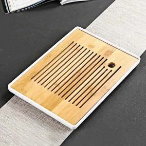 대나무 AN85BA51 다기트레이 사각 32cm 멜라민 실용적