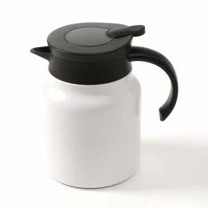 티웨어 FO24SQ67 온도표시 보온 주전자 900ml 보냉 포트 화이트