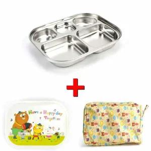 스텐 IK90VK23 27종 유치원 어린이 식판 도시락 15호 가방포함