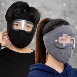 [1+1] 방한 고글 마스크 겨울 방풍 방한마스크 스키 자전거 오토바이 안면보호