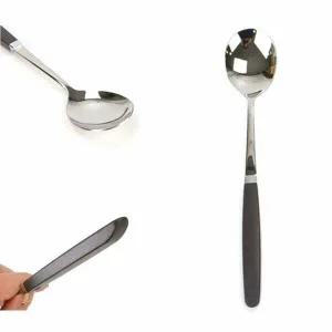 고급형 CH09HM39 유광 진공 숟가락 수저 21.7cm 4호 사각