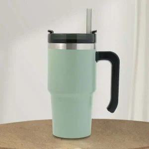 써머원 KI27EK59 보온보냉 빨대 텀블러 자동차 보냉컵 카키