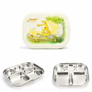 스텐 HX28XI25 27종 유치원 어린이 식판 도시락 9호 뚜껑포함